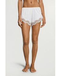 Hanro - Cira Tulle Lace Trim Knickers - Lyst