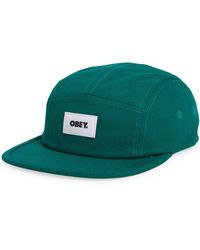 Obey - Bold Label Five-panel Organic Cotton Hat - Lyst