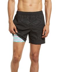 Chubbies 5.5-inch Compression Shorts At Nordstrom - Black