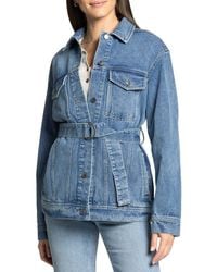 Thread & Supply - Nevada Belted Denim Jacket - Lyst