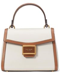 Kate Spade - Small Katy Leather Top Handle Bag - Lyst