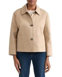 Jones New York - Patch Pocket Cotton Blend Jacket - Lyst