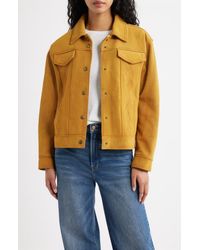 Frye - Cow Split Leather Jacket - Lyst