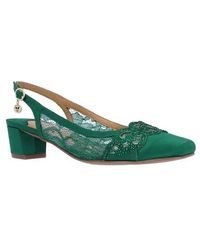J. Reneé - Faleece Crystal Embellished Slingback Pump - Lyst