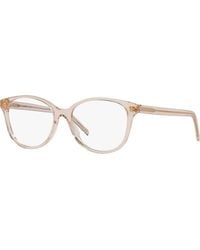 Saint Laurent - 54Mm Round Optical Glasses - Lyst