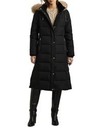 Ralph Lauren - Heritage Down & Feather Fill Puffer With Faux Fur Trim Removable Hood - Lyst
