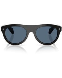 Moncler - 53Mm Splash Oval Sunglasses - Lyst