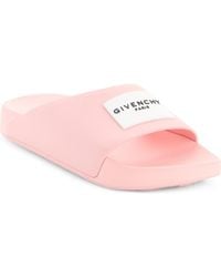 Givenchy - Label Slide Sandal - Lyst