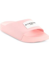 Givenchy - Label Slide Sandal - Lyst