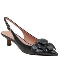Linea Paolo - Castiel Slingback Pointed Toe Kitten Heel Pump - Lyst