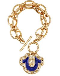 TRUE RELIGION - Toggle Bracelet With Horseshoe Charm - Lyst