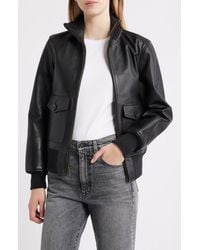 Schott Nyc - Leather Flight Jacket - Lyst