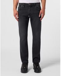 Philipp Plein - Super Straight Cut Jeans Basic - Lyst