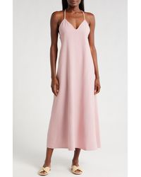 Nordstrom - Tie Back Cover-up Maxi Dress - Lyst