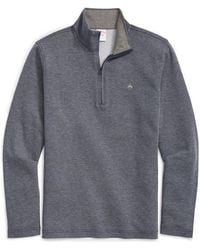 Brooks Brothers - Heathered Piqué Half Zip Pullover - Lyst