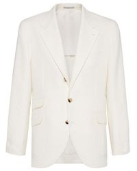 Brunello Cucinelli - Deconstructed Cavallo Blazer - Lyst