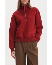 Varley - Jaylin High Pile Fleece Half-Zip Pullover - Lyst