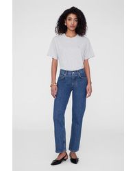 Anine Bing - Lili Tee Framed Monogram - Lyst