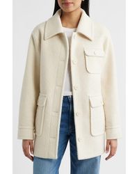 Bernardo - Bouclé Shirt Jacket - Lyst