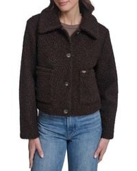 Levi's - Cropped Bouclé Jacket - Lyst
