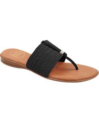 Andre Assous - Nice Featherweight Woven Flip Flop - Lyst