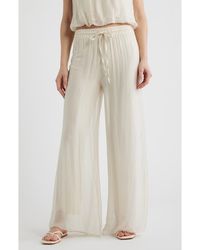 DELUC - Strada Wide Leg Drawstring Pants - Lyst
