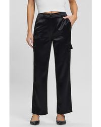 Guess - Megan Satin Cargo Pants - Lyst