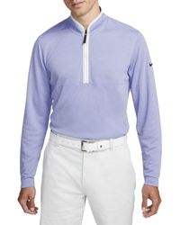 Nike Nike Dri-fit Victory Half Zip Golf Pullover - Blue