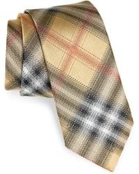 Burberry - Manston Check Jacquard Silk Tie - Lyst