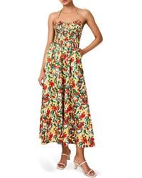 Solid & Striped - The Lolita Floral Print Halter Maxi Dress - Lyst