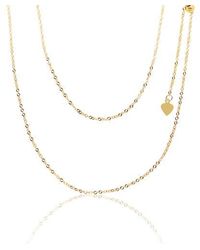 The Lovery Fine Jewelry - Classic Adjustable Bolo Chain Necklace - Lyst