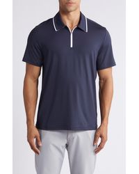 Zella - Tipped Stripe Polo Shirt - Lyst