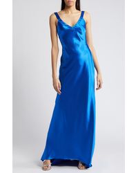 Lulus - Perfectly Classy Satin Gown - Lyst