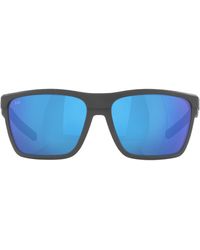 Costa Del Mar - Pargo 61mm Mirrored Polarized Square Sunglasses - Lyst