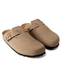 Mango - Leather Clog - Lyst