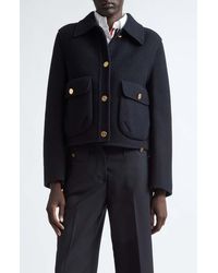 Thom Browne - Wool Bell Sleeve Jacket - Lyst