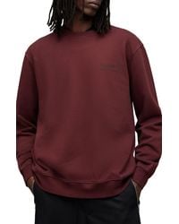 AllSaints - Underground Logo Organic Cotton Graphic Sweatshirt - Lyst