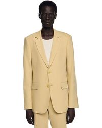 Sandro - Classic Linen Suit Jacket - Lyst