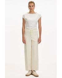Exquise - Drawstring Knitted Trousers - Lyst