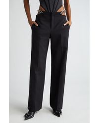 Dion Lee - Gender Inclusive Chain Link Cutout Wide Leg Trousers - Lyst