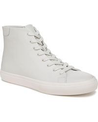 Vince - Leather High-Top Sneakers - Lyst