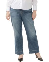 Jag - Sophia High Waist Ankle Wide Leg Jeans - Lyst