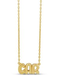 SHYMI - Helium Script Necklace - Lyst