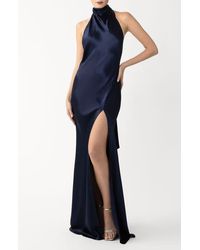 SAU LEE - Penelope Satin Gown - Lyst