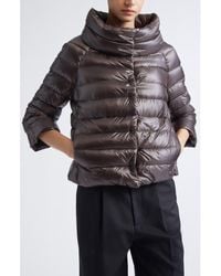 Herno - Sofia Iconic Down Crop Puffer Jacket - Lyst