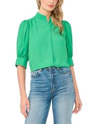 Cece - Pearce Puff Sleeve Top - Lyst
