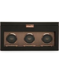 Wolf - Axis Triple Watch Winder With Storage - Lyst