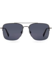 Fossil - 57Mm Rectangular Sunglasses - Lyst