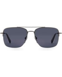 Fossil - 57Mm Rectangular Sunglasses - Lyst