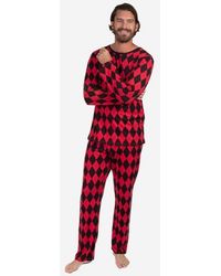 Leveret - Loose Fit Cotton Matching Family Holiday Pajamas, Classic & Geometric Patterns - Lyst